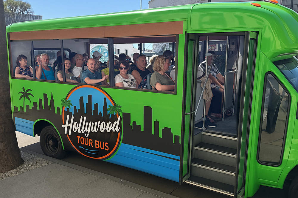 Hollywood Tour Bus